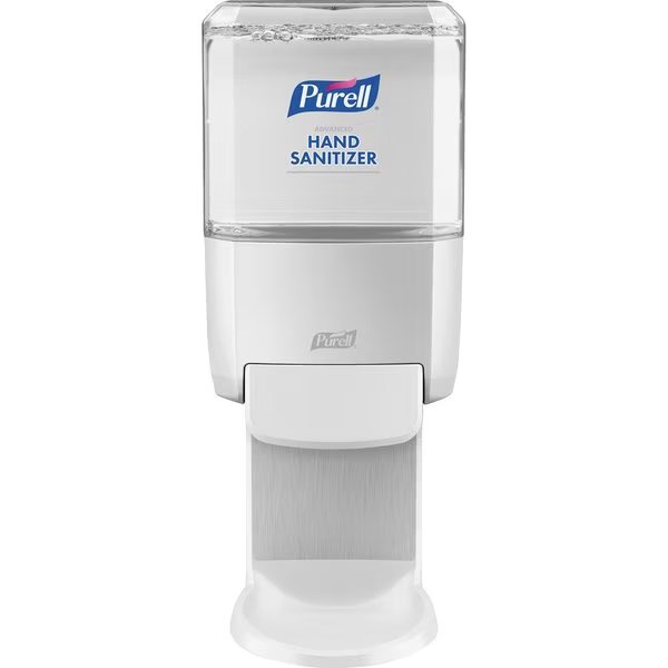 Dispenser, f/1200 ml Hand Sanitizer, Push Style, White, Purell, Mfr#: GOJ502001